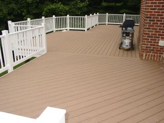 Trex saddle decking
